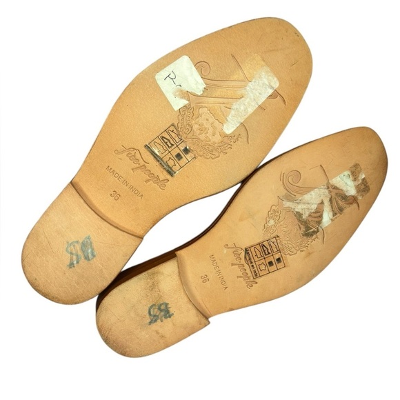 Free People Velour Casual Mules Butterfly Effect Fur Lined Shoe EU 36 - Picture 6 of 8